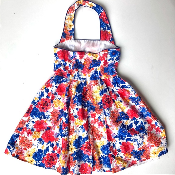 Emily West Floral Sequin Halter Dress - Picture 4 of 10